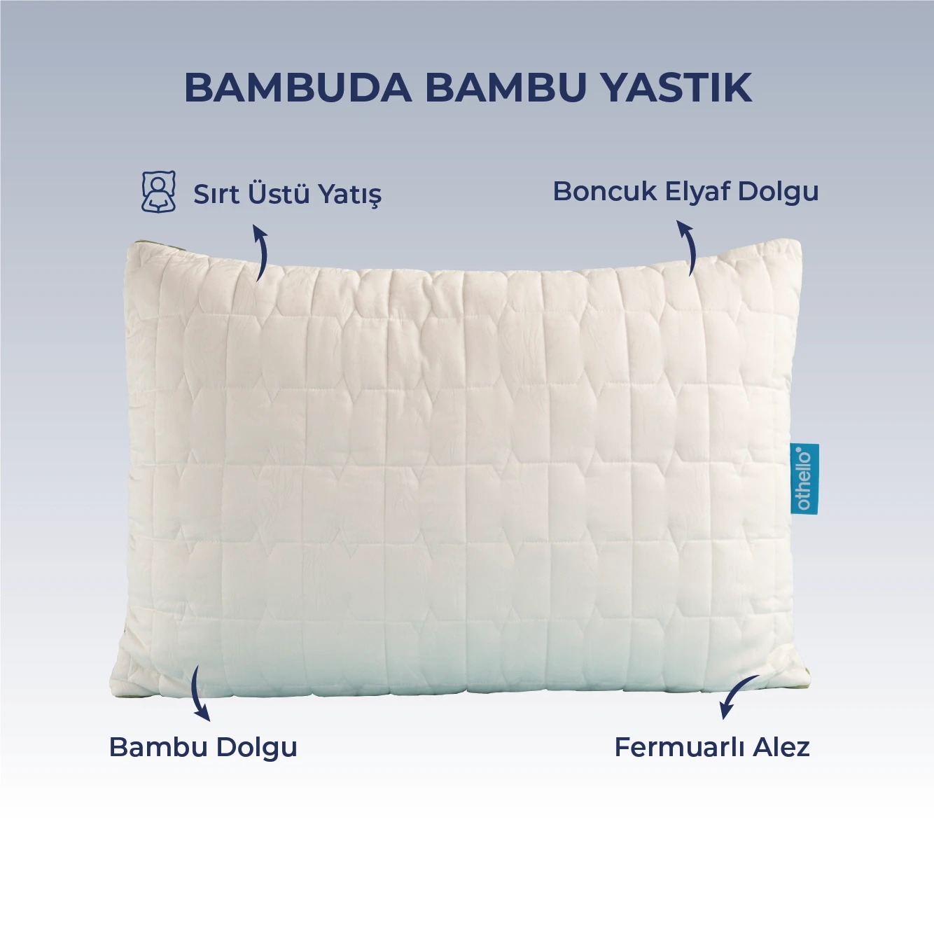 Bambuda Bambu Yastık
