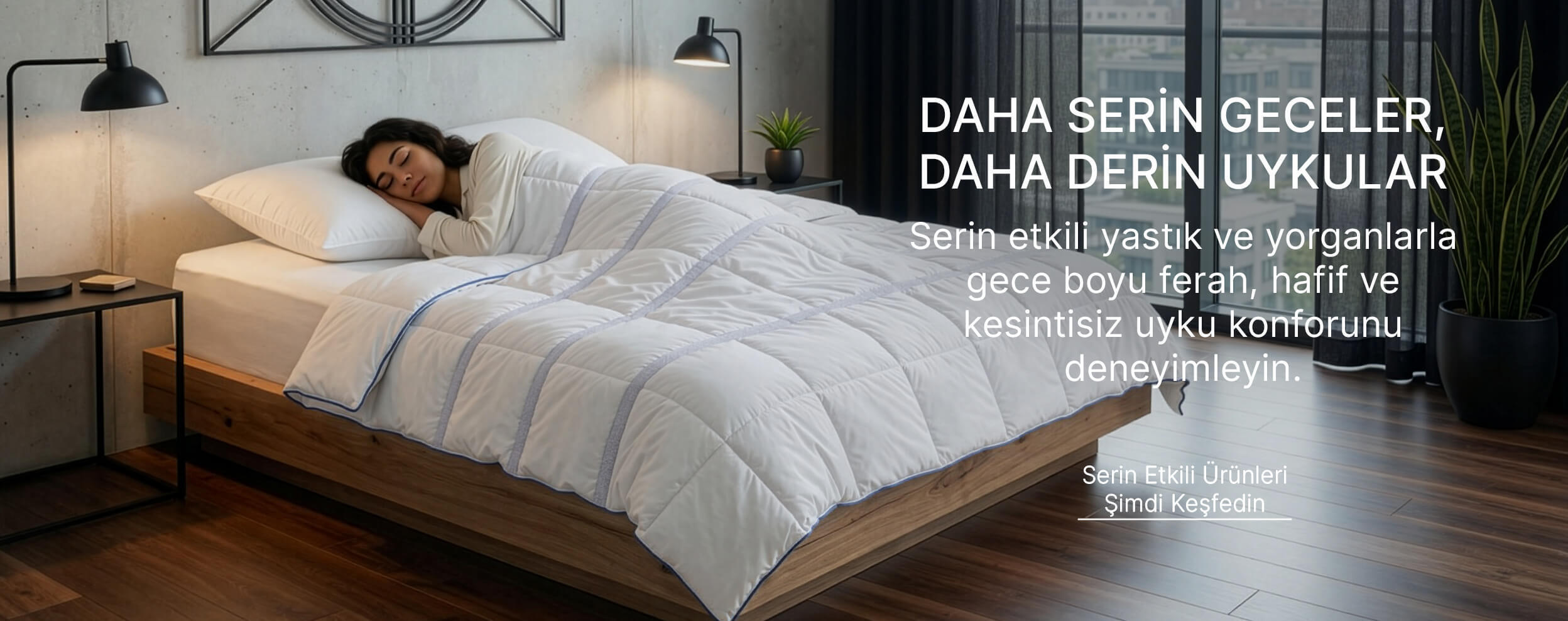 Serin Etkili Yastık Yorgan