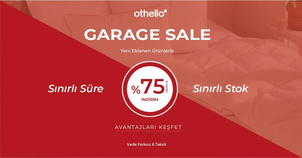 Garage Sale %70'e Varan İndirimler