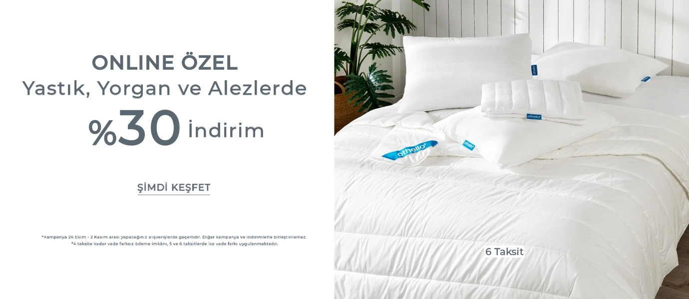 Online Özel Uyku Ürünleri %30 İndirim