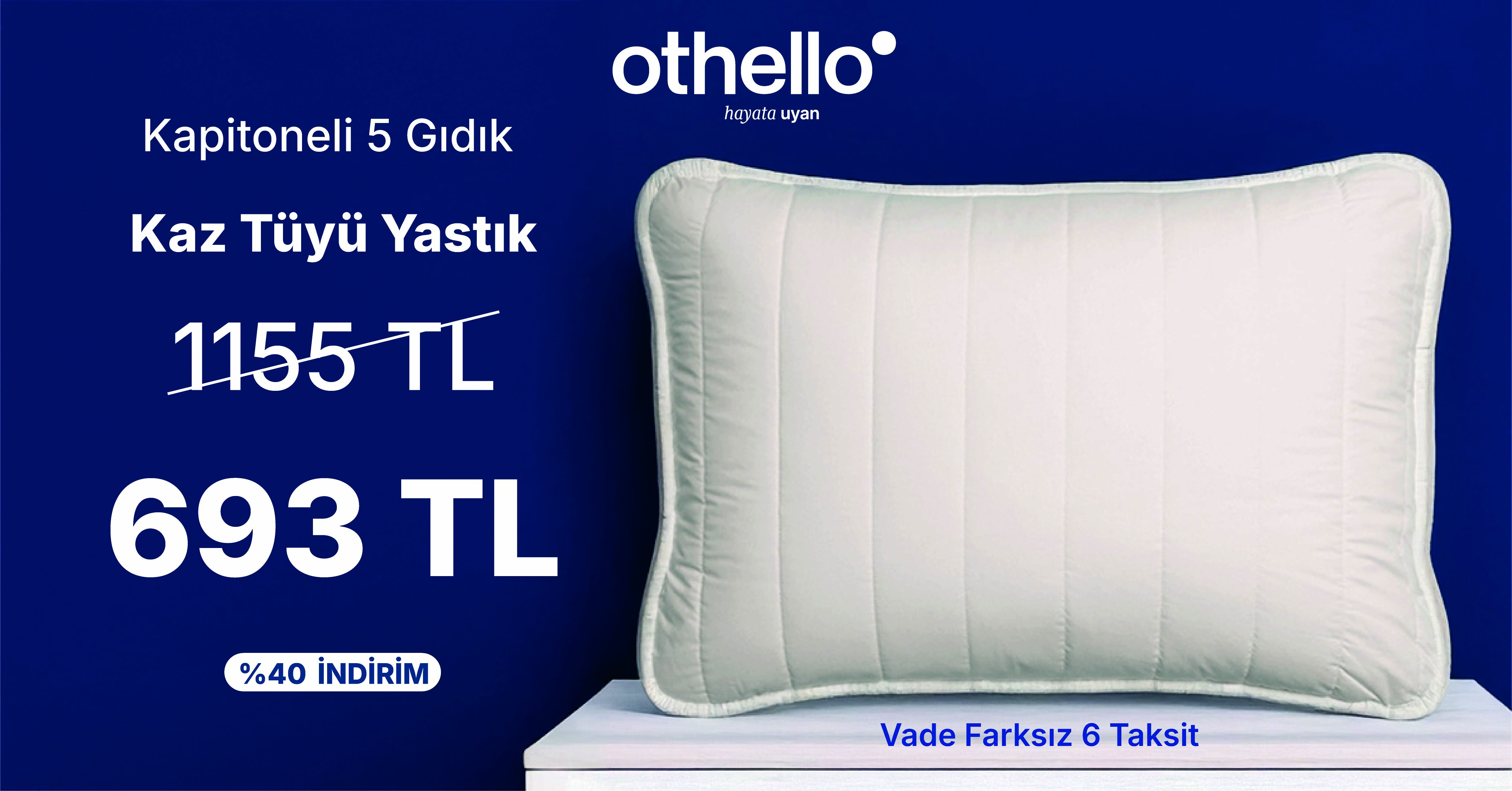 5 Gıdık Kaz Tüyü Yastık