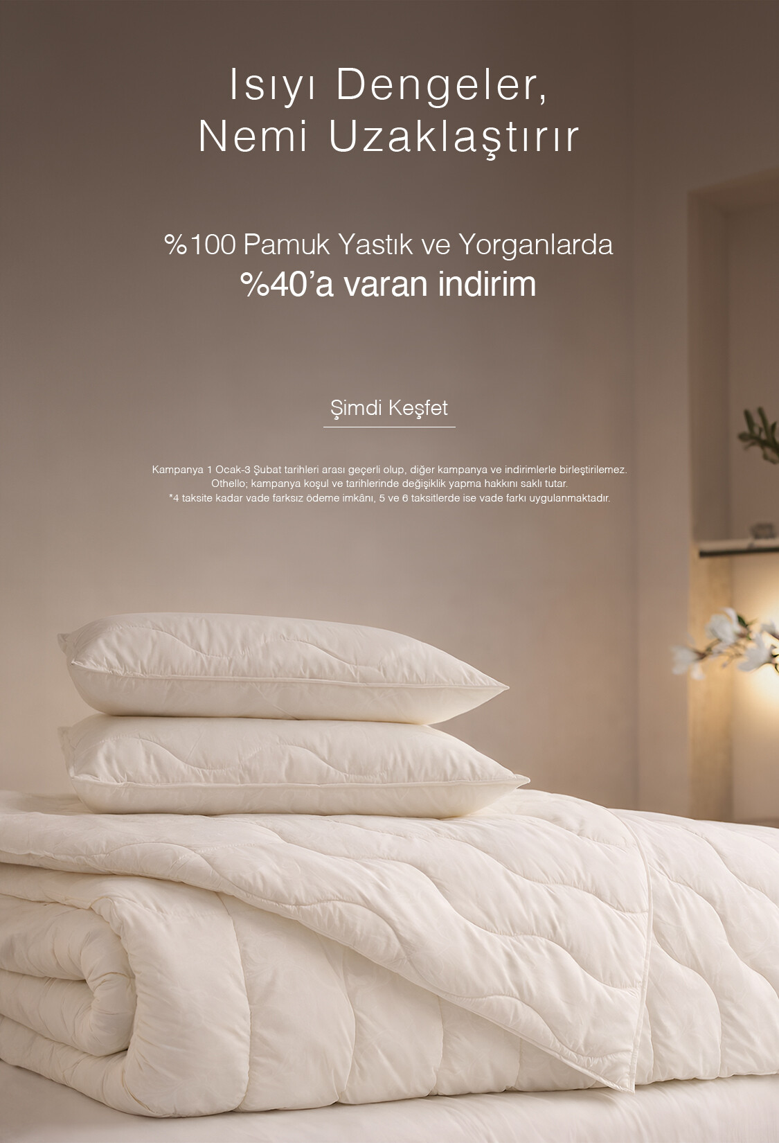 %40'a Varan İndirim | Pamuk Yastık ve Yorganlar