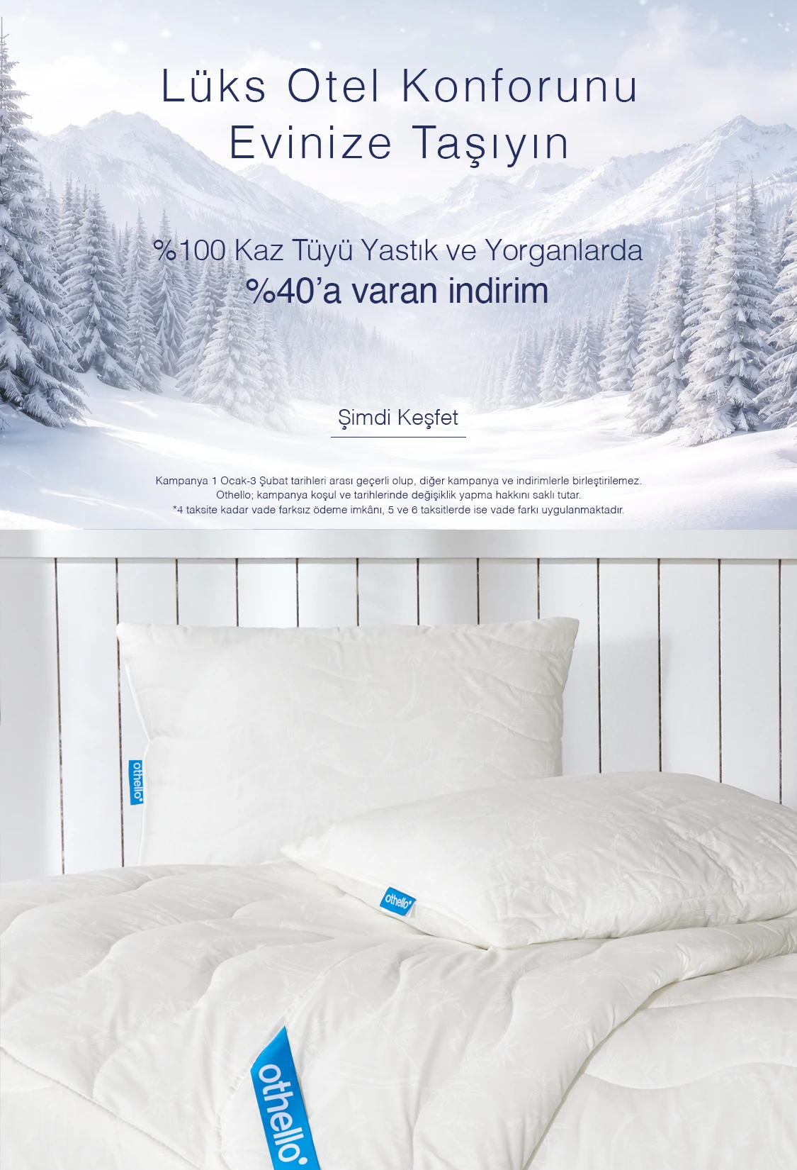 %40'a Varan İndirim | Kaz Tüyü Yastık ve Yorganlar