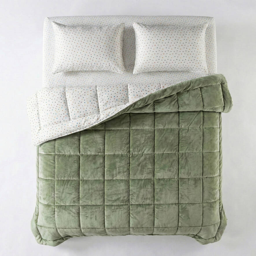 Çift Kişilik Çift Taraflı Welsoft Comforter Yorgan Seti 195x215 cm - Dormio Soft Punto Serisi - 2