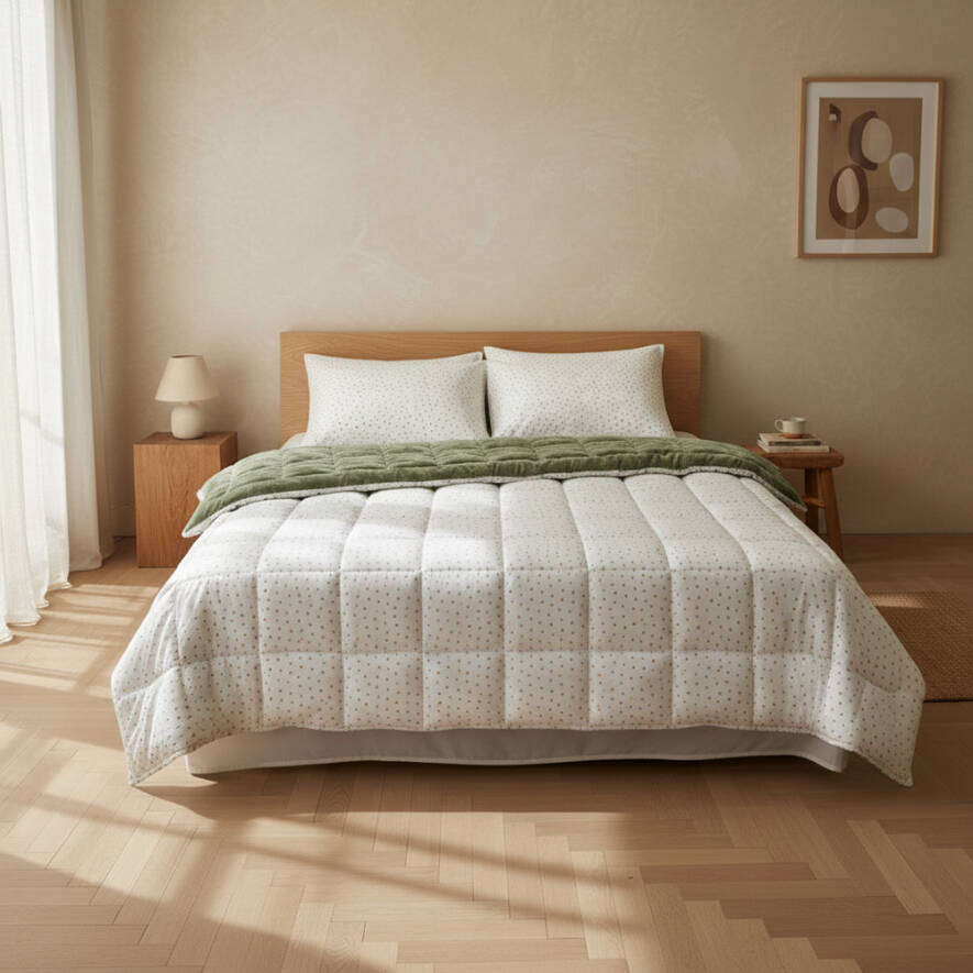 Çift Kişilik Çift Taraflı Welsoft Comforter Yorgan Seti 195x215 cm - Dormio Soft Punto Serisi - 4