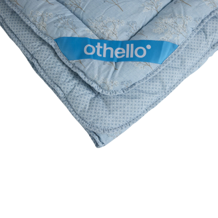 Kullanımı Kolay Tek Kişilik Yorgan 155x215 cm Mavi - Dormio Bloom Serisi - 7