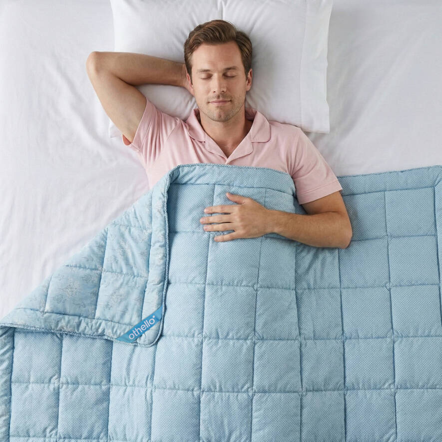 Kullanımı Kolay Tek Kişilik Yorgan 155x215 cm Mavi - Dormio Bloom Serisi - 1