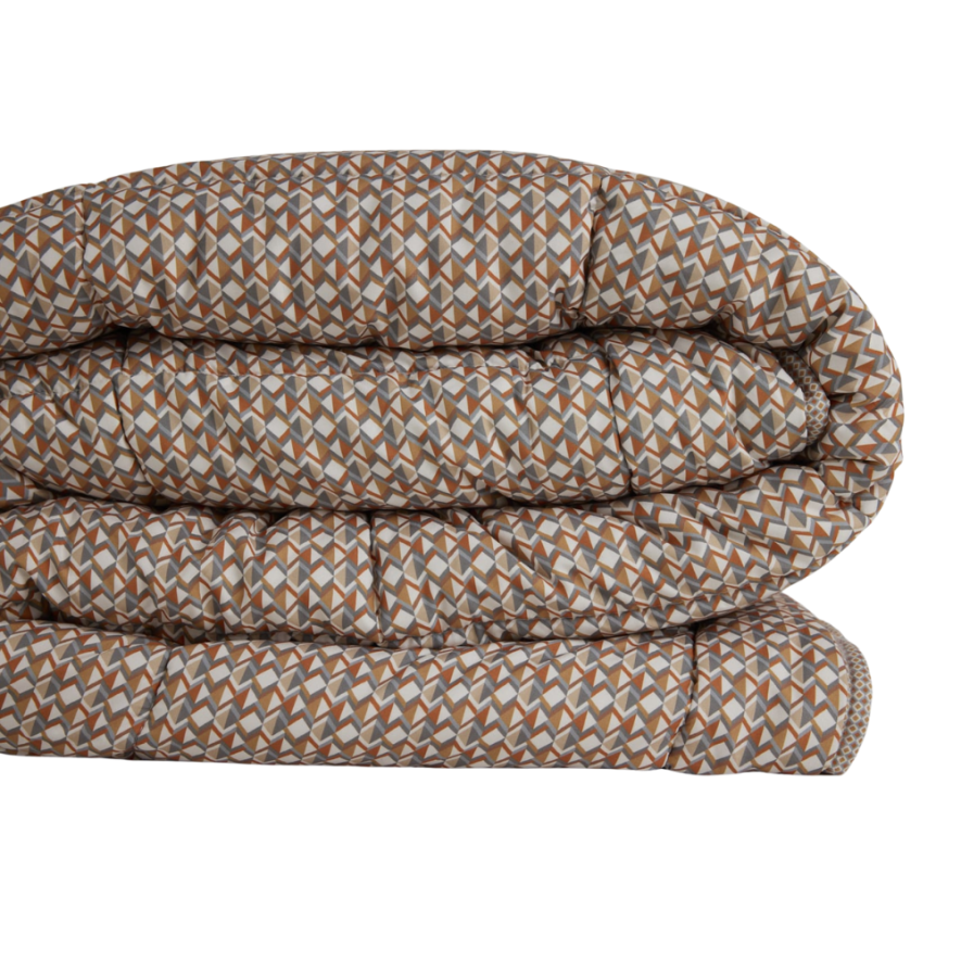 Kullanımı Kolay Tek Kişilik Yorgan 155x215 cm Turuncu - Dormio Trigo Serisi - 7