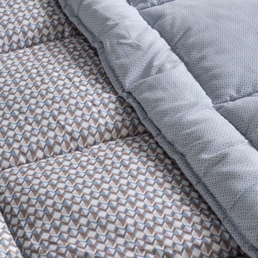 Kullanımı Kolay Tek Kişilik Yorgan 155x215 cm Vizon - Dormio Trigo Serisi - 3