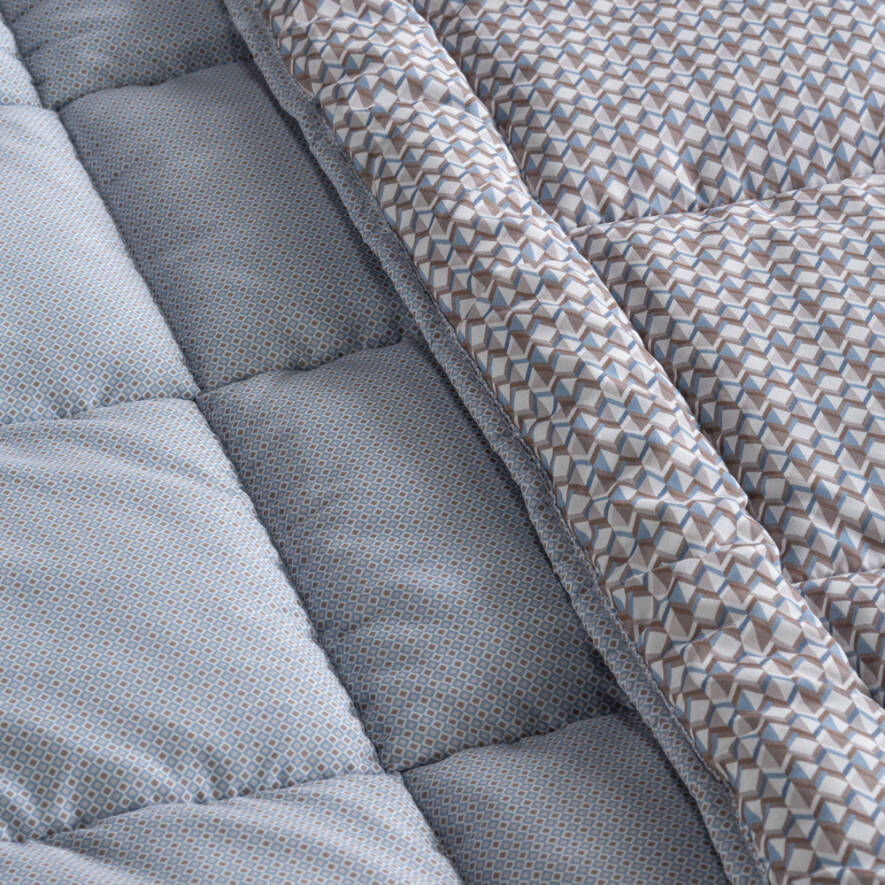 Kullanımı Kolay Tek Kişilik Yorgan 155x215 cm Vizon - Dormio Trigo Serisi - 4