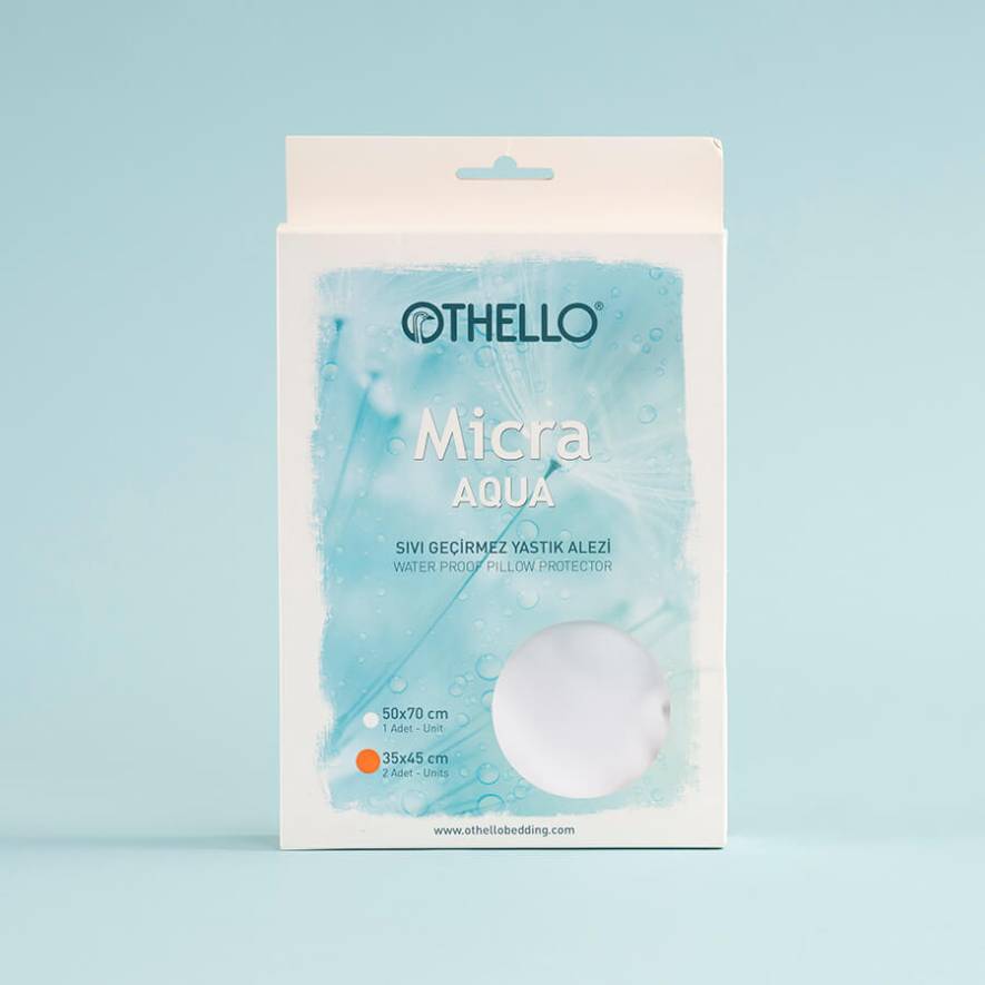 Othello Micra Aqua Sıvı Geçirmez Bebek Yastık Alezi 35x45 cm (İkili) - 1