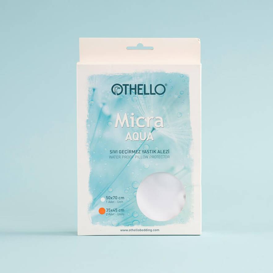 Micra Aqua Waterproof Baby Pillow Protector 35x45 cm Set of 2 - 1