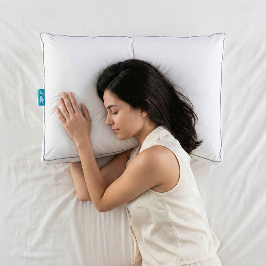 Mikrojel Dolgulu Pamuk Kumaş Yavrulu Yastık - Nest Serisi - 1