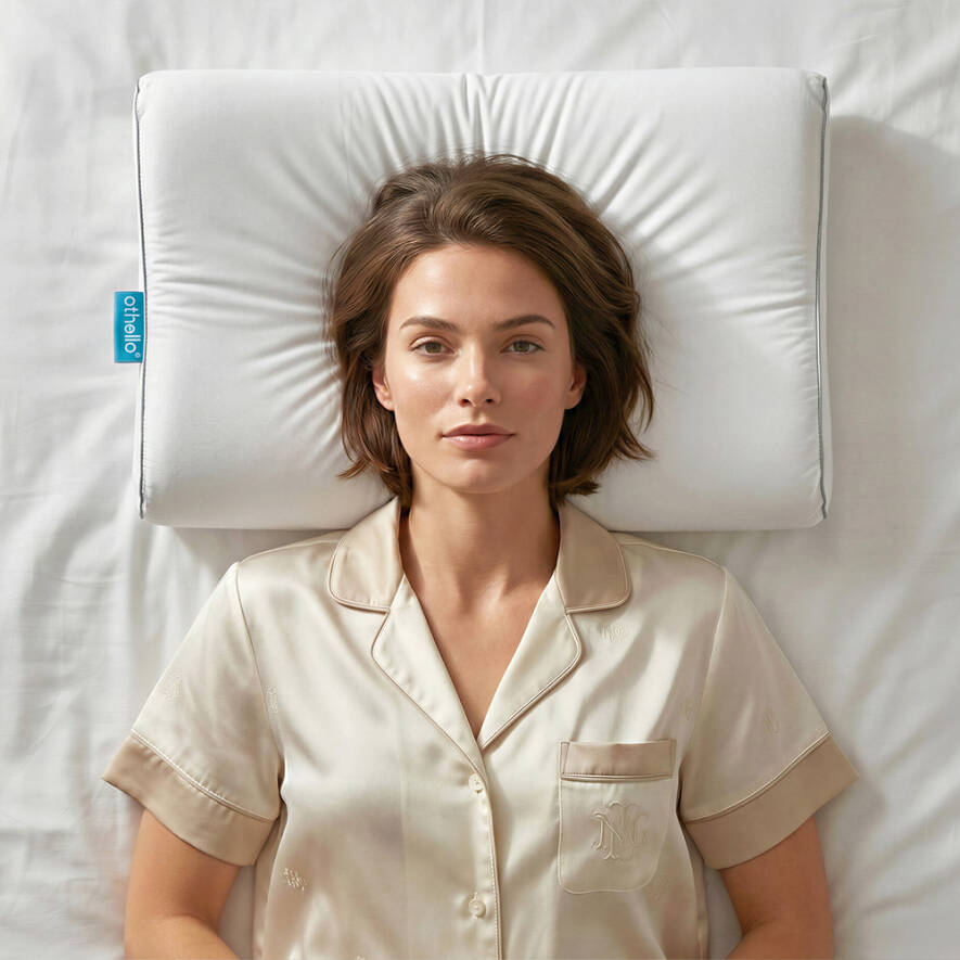 Othello Medica Airmed Hava Kanallı Baş ve Boyun Destek Visko Yastık 60x40+11/10 cm - 1