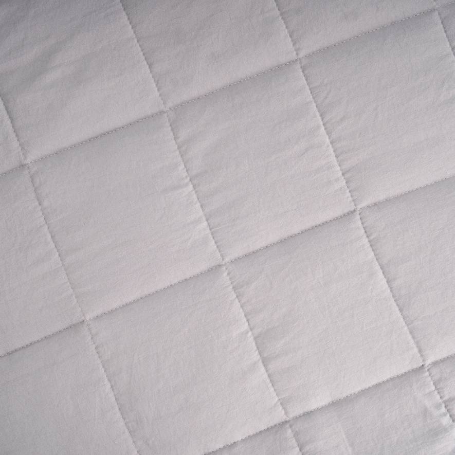 Kullanımı Kolay Çift Kişilik Yastık Alezi Ve Yorgan Seti 220x240 cm Gri - Egeo Life Serisi - 12
