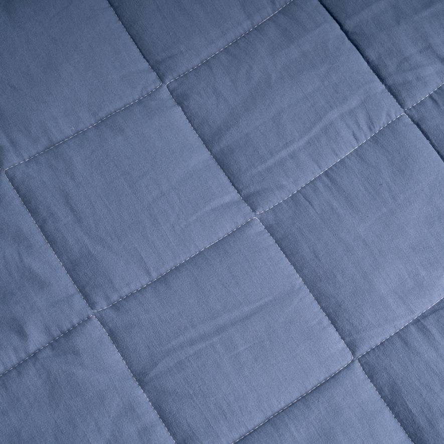 Kullanımı Kolay Tek Kişilik Yastık Alezi Ve Yorgan Seti 170x230 cm Denim - Egeo Life Serisi - 10