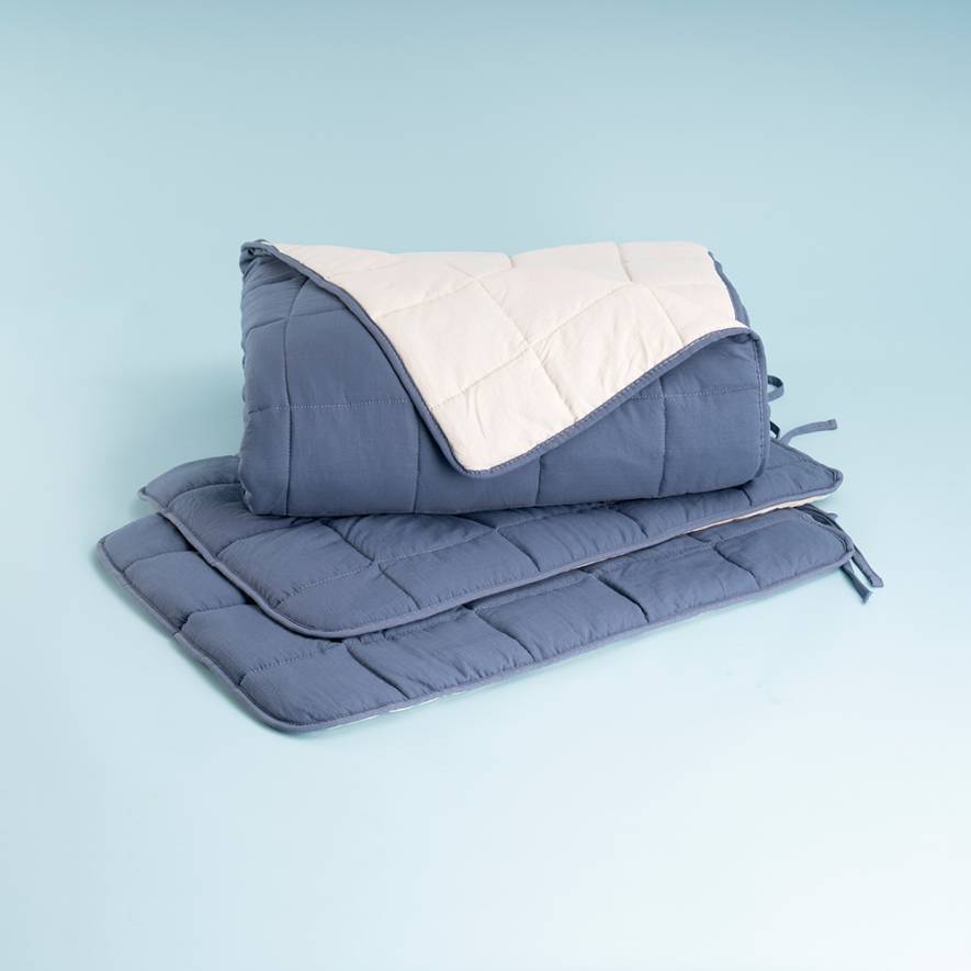 Kullanımı Kolay Tek Kişilik Yastık Alezi Ve Yorgan Seti 170x230 cm Denim - Egeo Life Serisi - 4
