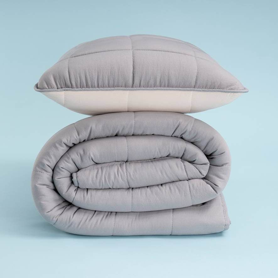 Othello Classico Egeo Life Kullanımı Kolay Tek Kişilik Gri Yastık Alezi ve Yorgan Seti - 170x230 cm - 4