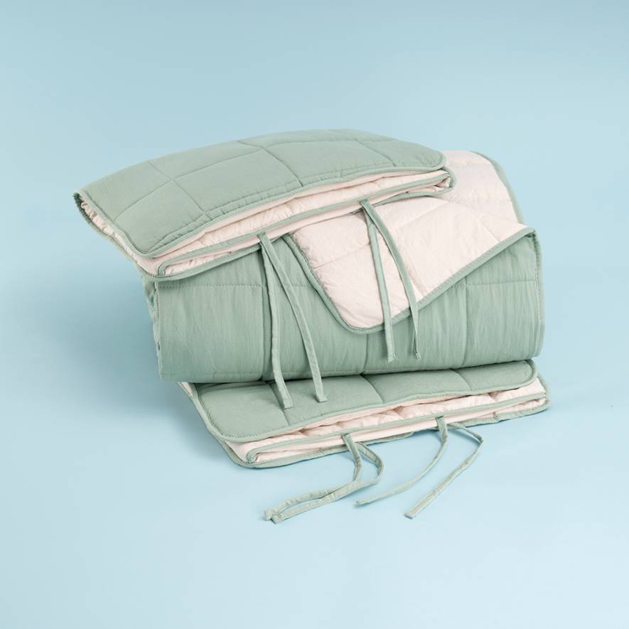 Othello Classico Egeo Life Kullanımı Kolay Tek Kişilik Yeşil Yastık Alezi ve Yorgan Seti - 170x230 cm - 10