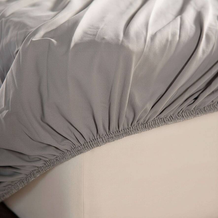 Cooling Sheet Gri Çift Kişilik Lastikli Çarşaf Seti - 3