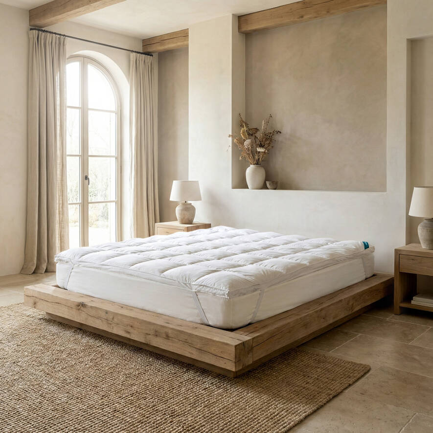 Othello Downa 15 Goose Down Feather Mattress Topper 120x200 cm - 1