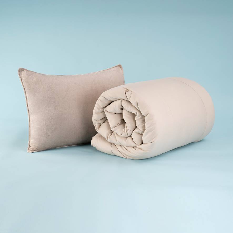 Othello Elegante Dormio Trio Vizon Yastık Kılıfı+ Yorgan Seti - 155x215cm - 10