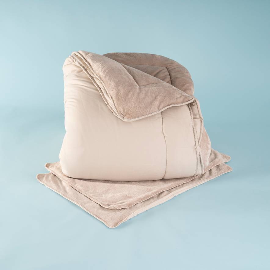 Othello Elegante Dormio Trio Vizon Yastık Kılıfı + Yorgan Seti - 220x240 cm - 1