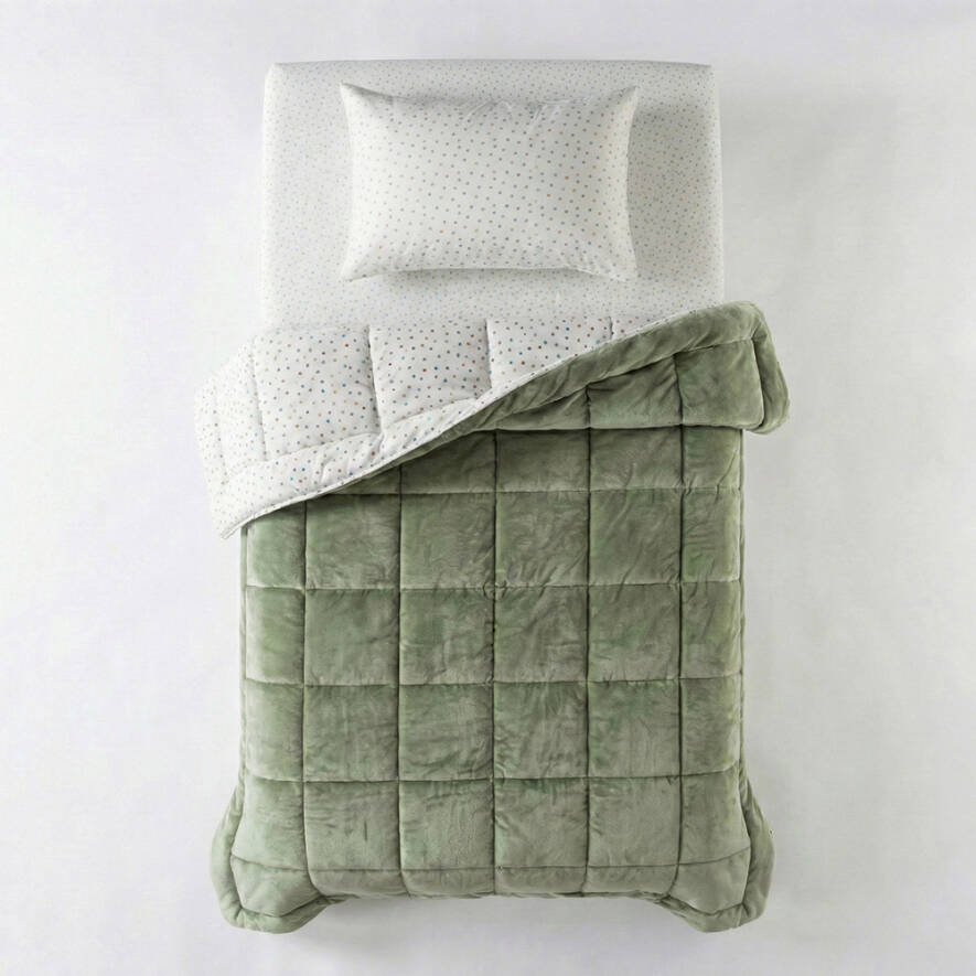 Tek Kişilik Çift Taraflı Welsoft Comforter Yorgan Seti 155x215 cm - Dormio Soft Punto Serisi - 2