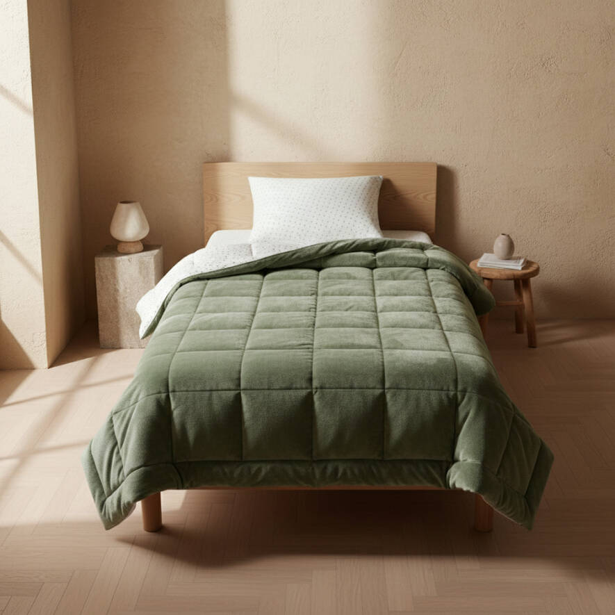 Tek Kişilik Çift Taraflı Welsoft Comforter Yorgan Seti 155x215 cm - Dormio Soft Punto Serisi - 1