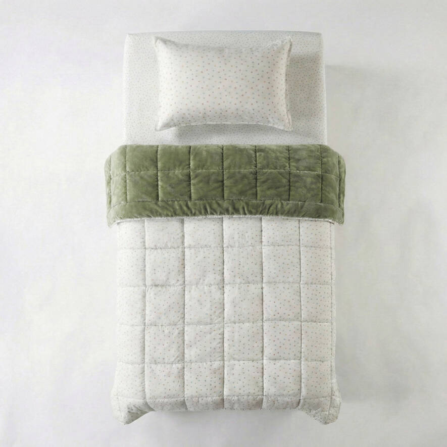 Tek Kişilik Çift Taraflı Welsoft Comforter Yorgan Seti 155x215 cm - Dormio Soft Punto Serisi - 4