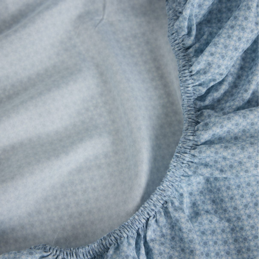 Tek Kişilik Çift Taraflı Welsoft Comforter Yorgan Seti Mavi 155x215 cm - Dormio Soft Bloom Serisi - 9