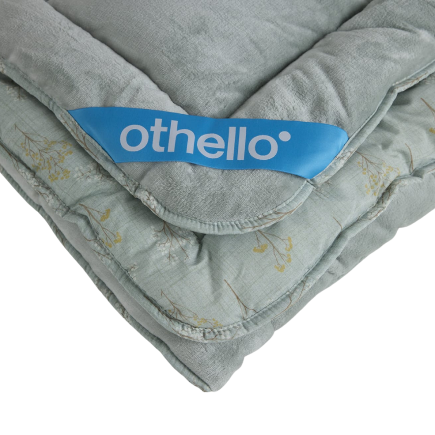 Othello Dormio Soft Bloom Comforter Tek Kişilik Çift Taraflı Yeşil Yorgan Seti - 155x215 cm - 7