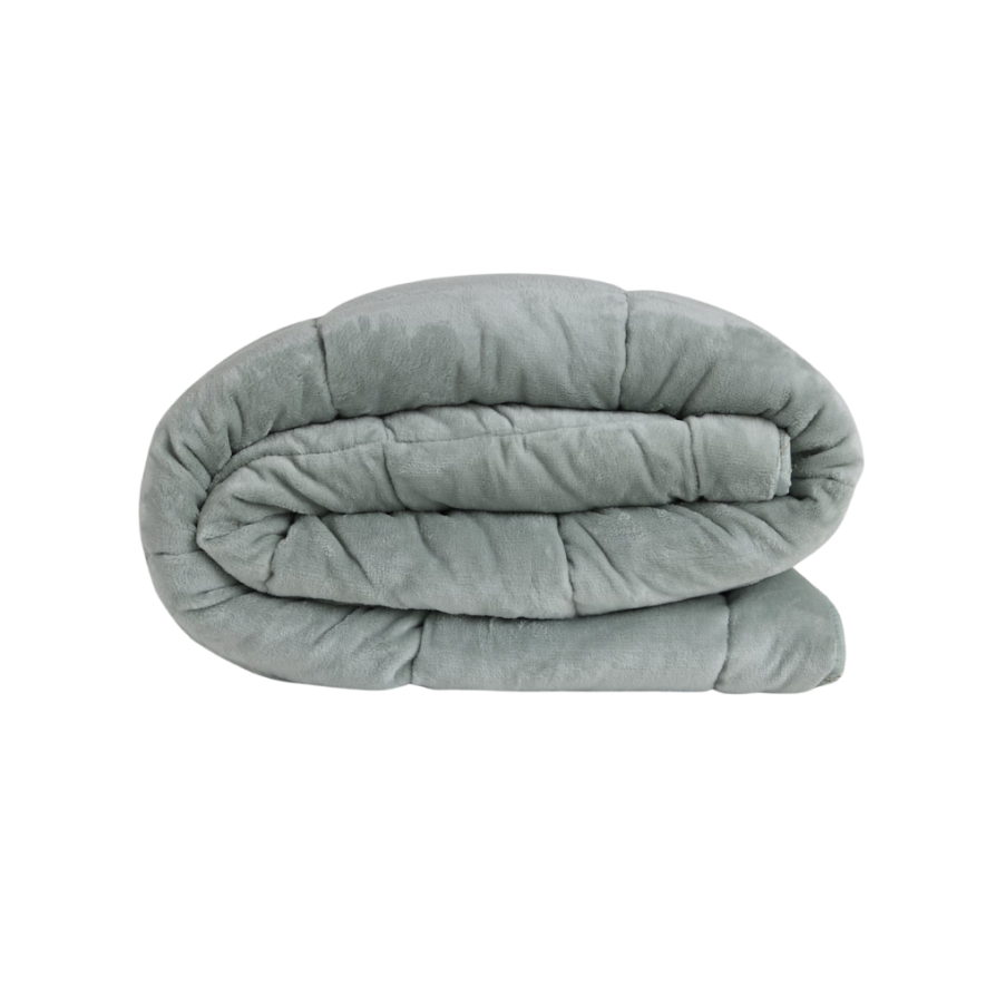 Tek Kişilik Çift Taraflı Welsoft Comforter Yorgan Seti Yeşil 155x215 cm - Dormio Soft Bloom Serisi - 8